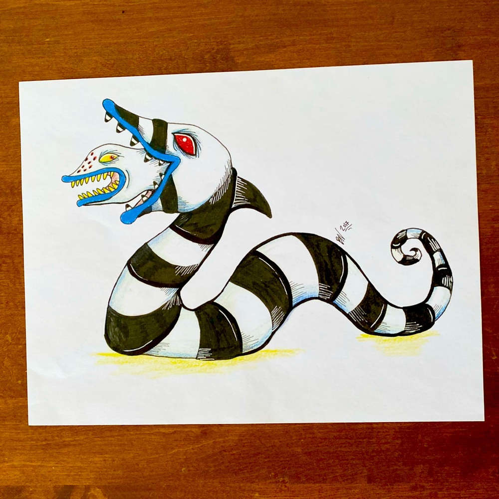 Beetlejuice Art Print